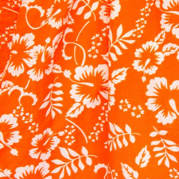 Men's Big & Tall 2X SAND N SUN Orange Hawaiian Beach Shorts Swim Trunks - Picture 3 of 4